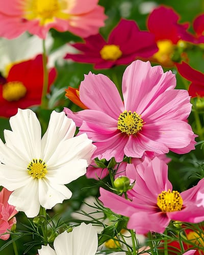2 sets - Cosmea Sea Stars Zaden Cosmos Bipinnatus Eenjarig Gemengd