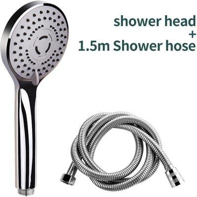 Badkamer Drukhanddouche Pakket Accessoires Douchekop Grote Waterafvoer 5 Modellen Universele Aanpassing Waterbesparend gray