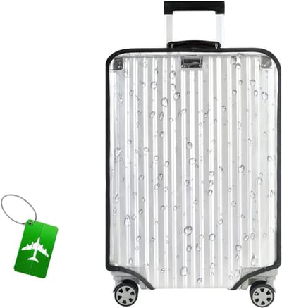 Transparante Kofferbescherming 30 inch, Waterdichte en Stofdichte Kofferhoes, Krasbestendige Bescherming voor Bagage