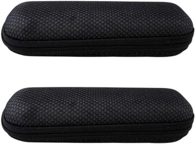 Brillenhoesje - Opberghoes - Veilig Opbergen - Stevige Rits - 160x55x40mm - Zwart