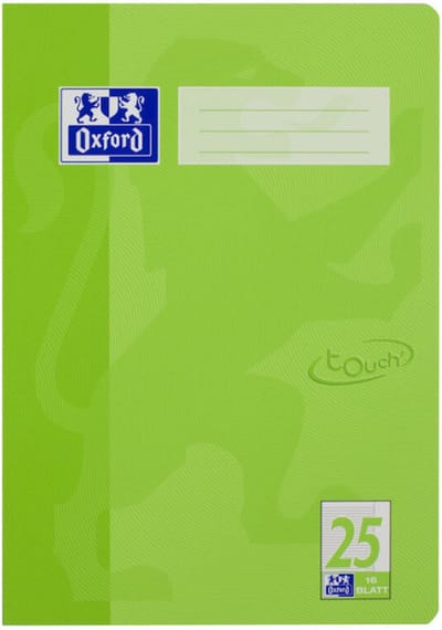 Oxford 400104440 schrijfblok & schrift Groen A4