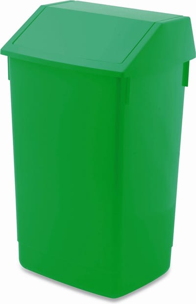 Prullenbak 'Sem' - 60 liter - Afvalbak - Swing deksel - Groen