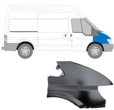 Voorste spatbord voor Ford Transit 2000-2006 / Rechts