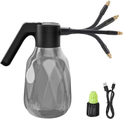 Elektrische Plantenspuit - Draagbare Verstuiver - Tuinonderhoud - Automatische Werking - 2 Liter - Zwart