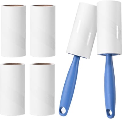 EXCITAT Sticky Rollers - Extra Sticky Sticky Rollers - Geschikt voor het verwijderen van pluisjes en dierenhaar van kleding, haar, katten- en hondenvacht - 6-pack