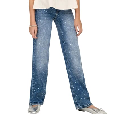 Kids Only Juicy Wide Leg Jeans Meisjes - Maat 140