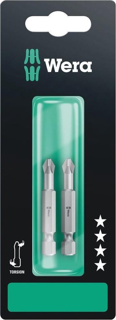 Wera schroefbit 851/4  zb ph2 x 50mm (2st)