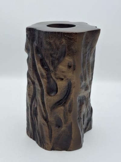 Exclusieve urn - Kaarsen Houder - Boomstam ( Ook Graveerbaar )