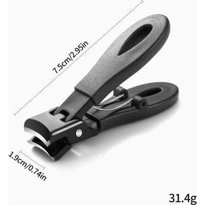Openende Anti-Spat Manicure Grote Kaak Nagelknipper Dikke Harde Speciale Nagelknipper Roestvrij Staal Teennagel Knipper Trimmer
