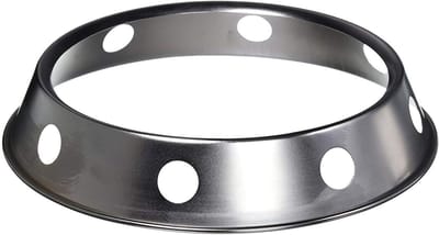 Wok Steunframe - Wok Ring - Koken op Gas - Universele Maat - 27 x 27 cm - Zilver