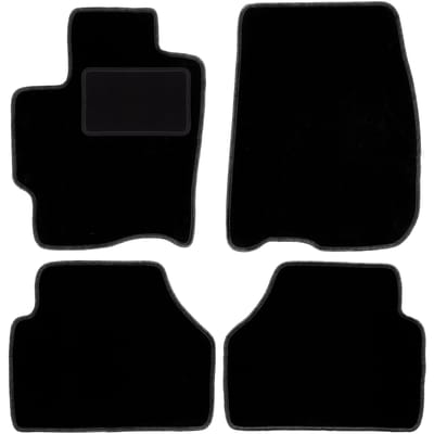 Zwarte veloursmatten voor: Mazda Premacy I minivan (1999-2005)