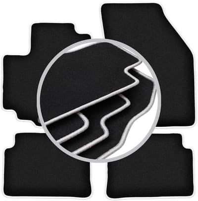 CARLUX-SILVER automatten voor: Nissan Pixo hatchback (2008-2013)
