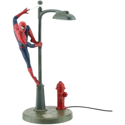 Spiderman Bureaulamp – Officieel Gelicentieerde Disney Tafellamp, Marvel Straatlantaarn Spider-Man Spotlight, Cadeau voor Multiverse-fans- Paladone
