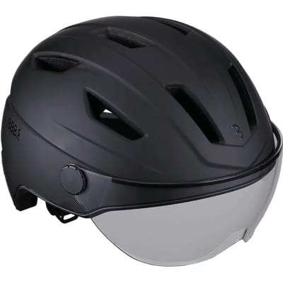 BBB Cycling Move Faceshield Transparant E-bike Helm - Speed Pedelec Helm - Elektrische Fiets - Snorfiets - Mat Grijs - Maat M - BHE-57