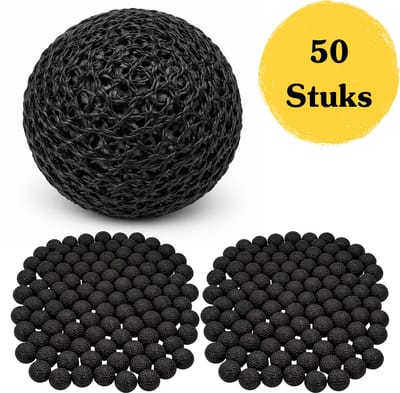 Aquarium Bioballen 19 mm – 50 Stuks – Filtermedia voor Biologische Filtratie – Aquarium- en Vijverfilter