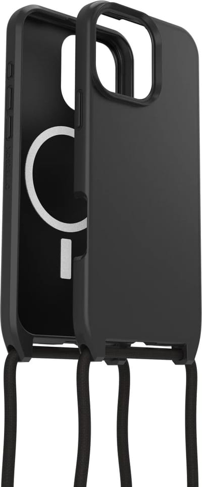 OtterBox Geschikt voor Apple iPhone 16 Pro Max - Necklace Back Cover Hoesje met Koord - Zwart
