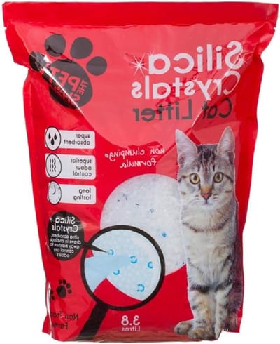 Kattenbakvulling Kristallen - Silica Korrels - Hygiënisch Huisdier - Geurabsorberend - 3.8 Liter - Transparant