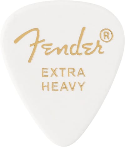 Fender Picks 351 White extra heavy - Plectrum set