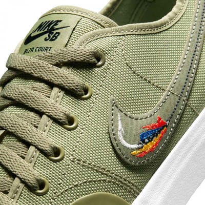 Nike SB Blazer Court - Olijfgroen - Maat 38 - Doos zonder deksel