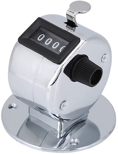 Allecto - Hand Tally Counter - Digitale Telling - Handheld 4-cijferig display - Perfect voor evenementen - Score bijhouden - Golf en baseball