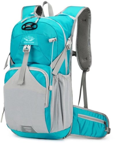 CarryQuest® - 20-35L Outdoor Camping Rugzak - Waterbestendige Nylon Daypack met Rugventilatie, Reflecterende Strip, Mesh Rugpaneel & Meerdere Vakken - 51x24x11 cm - Groen