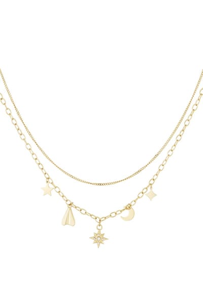 Goudlief timeless charms ketting - Roestvrij staal - Verkleurt niet