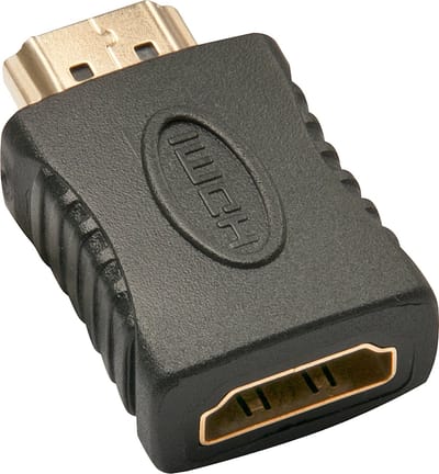 LINDY 41232 HDMI Adapter [1x HDMI-bus - 1x HDMI-stekker] Zwart