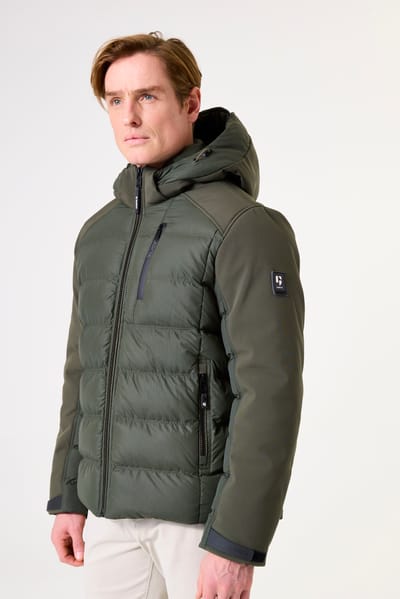 Softshell Doudoune met Capuchon Garcia