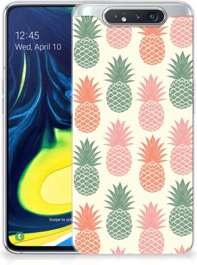 Samsung Galaxy A80 Siliconen Case Ananas