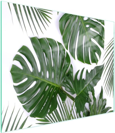 TMK ArtDeko Monstera - Snijplank - 52x30 cm - Gehard Glas - Antislip