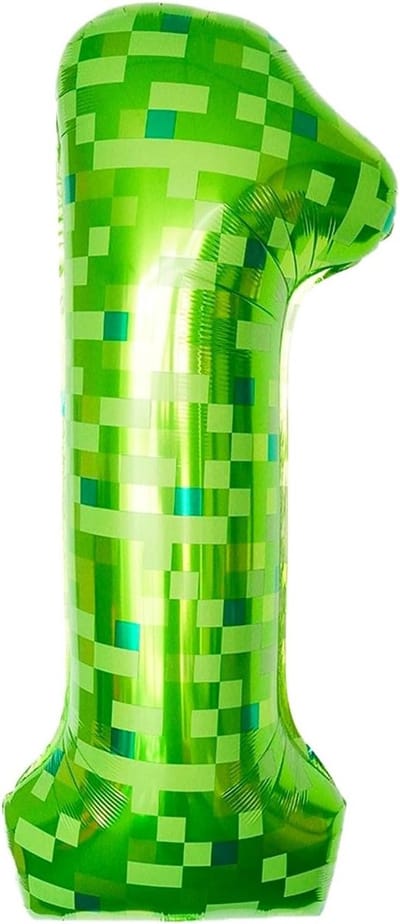 Ballon met cijfermotief voor de 1e verjaardag - Feestdecoratie, Kinderfeestje, Verjaardagsballon