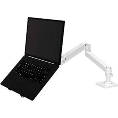 Ergotron LX Pro - Monitor Bureausteun - Wit - Geschikt voor Monitoren tot 34" - VESA 75x75mm en 100x100mm - Draagvermogen tot 10 kg - Volledig Bewegelijk - Constant Force™ Technologie - Geïntegreerd Kabelbeheer