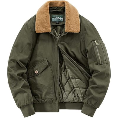 Nieuwe herfst- en winter grote maten heren katoenen jassen plus fluwelen verdikking heren jassen afneembare kraag katoenen jassen XL black