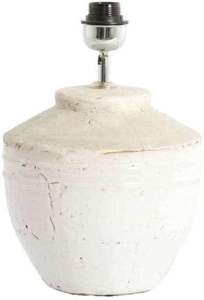 Light & Living Tafellamp Toba - Wit - Ø25cm - Modern - Woonkamer - Slaapkamer