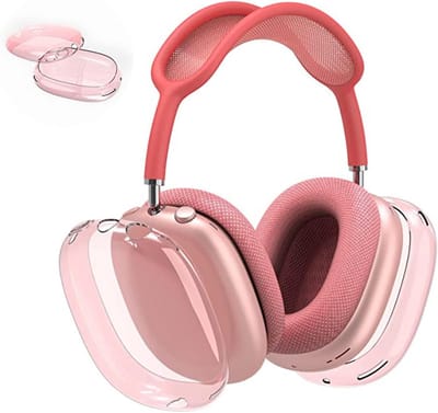 Transparante Beschermhoes voor AirPods Max - Schokbestendig Krasvast TPU Hoesje