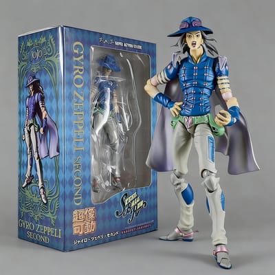 Aixlan 15cm JOJO's Bizarre Adventure Anime Model Steel Ball Run Julius Caesar Zeppeli PVC Actiefiguur Beweegbaar Actiefiguur