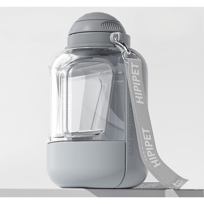 Ton Ton Bucket Grote Capaciteit Uitgaande Waterkoker Huisdier Hond Waterbeker Meeneembeker Teddy Hond Uitlaatbeker met Hondenvoeding Benodigdheden 12.2*12.2*20.8cm