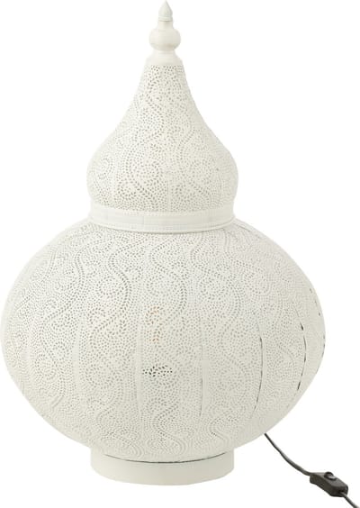 J-Line lamp Aladin - metaal - wit - small