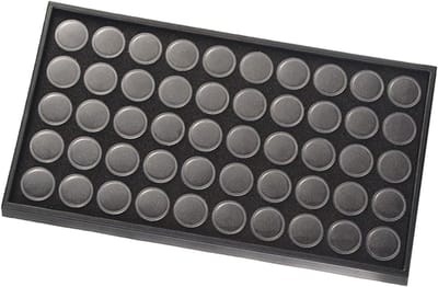 Opbergkoffer Nagels - Decoratie Doos - Kleine Voorwerpen Sorteren - 25/50 Vakken - Eén Maat - Transparant