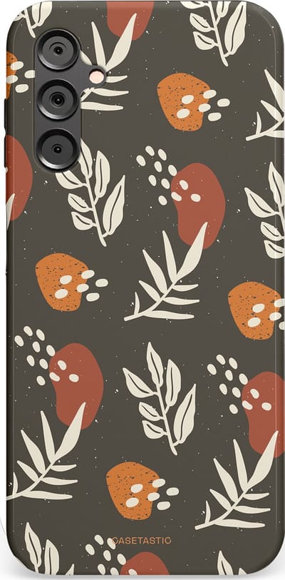 Casetastic Hoesje Geschikt voor Samsung A14 (5G/4G) - Stijlvolle Beschermende Duo-layer Case - Zandsteen