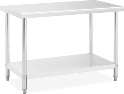 RVS werktafel - ECO - 120 x 60 cm - 250 kg - Royal Catering RCAT-120/60-NW