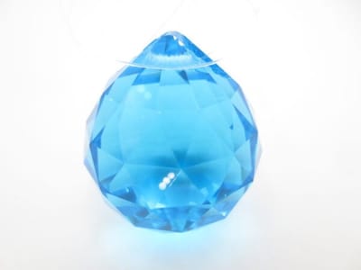 Suncatcher - Feng Shui regenboogkristal ocean blue - Zonnevanger - Raamdecoratie