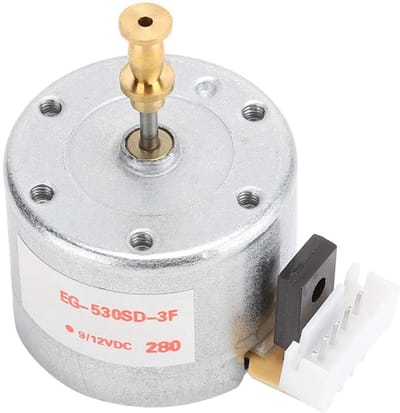 Dailygoods- Draaitafel Motor DC 12V - 3-Snelheden - 78 RPM - Duurzaam - Geschikt voor Draaitafels - Betrouwbare Prestaties - Platenspeler