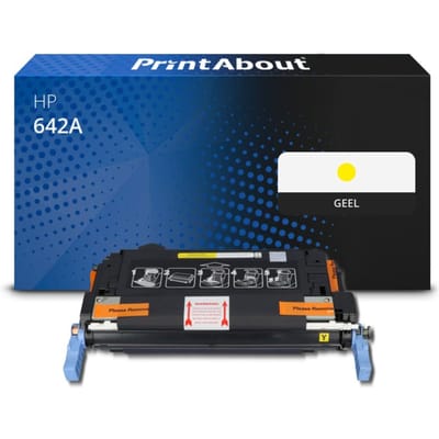 PrintAbout huismerk Toner 642A (CB402A) Geel Geschikt voor HP