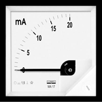 Lumel MA17 100A/60mV MA17 100A/60mV Inbouwmeetinstrument 72 x 72 mm 100 A/DC (60 mV)  Draaispoel
