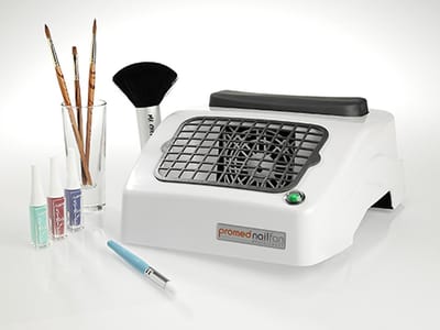 Promed Nailfan - Nagel Stofafzuiging - Tafelafzuiger voor nagel tafel - Wit - Maniucure - Shop