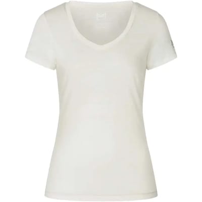 Super.natural Sierra140 V Neck T-shirt Met Korte Mouwen Wit S Vrouw