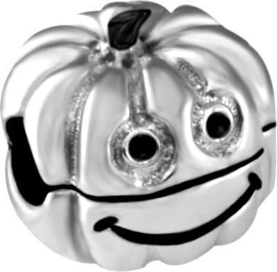 Quiges - 925 - Zilveren - Bedels -Sterling zilver - Beads - Pompoen Stopper Kraal Charm - Geschikt – voor - alle bekende merken - Armband Z128