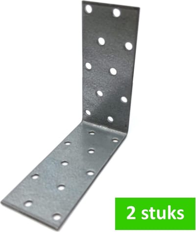 TQ4U verbindingshoek | 100 x 100 x 40 mm | 2 mm dik | verzinkt | 2 STUKS