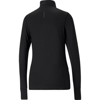 PUMA RUN FAVORITE 1/4 ZIP W Dames Sporttrui - Zwart - Maat XL